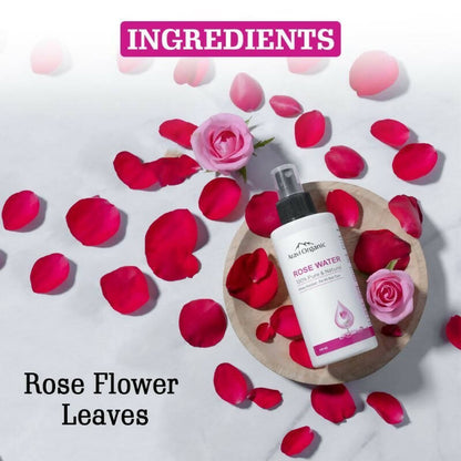 Aravi Organic 100% Steam Distilled Rose Water Face Toner Spray