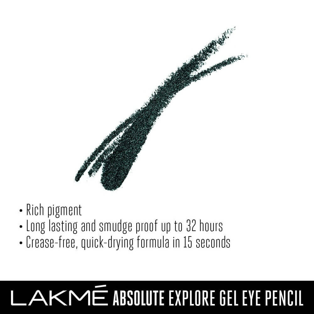 Lakme Absolute Explore Eye Pencil - Bold Emerald