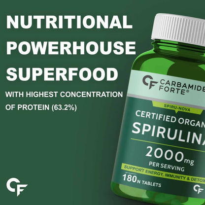 Carbamide Forte Organic Spirulina Tablets