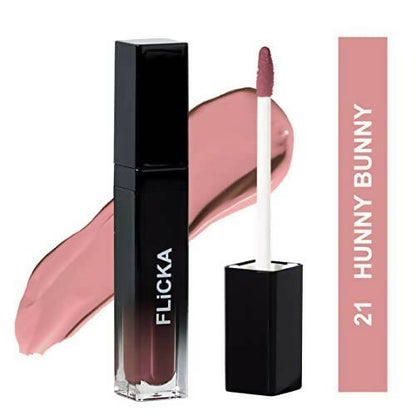 FLiCKA Set and Attack Liquid Matte Lipstick 21 Hunny Bunny - Nude