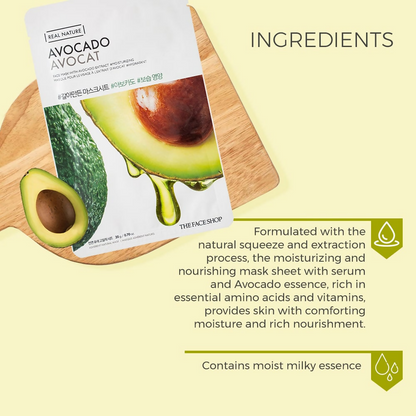 The Face Shop Real Nature Avocado Face Mask