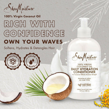 Shea Moisture 100% Virgin Coconut Oil Daily Hydration Conditioner