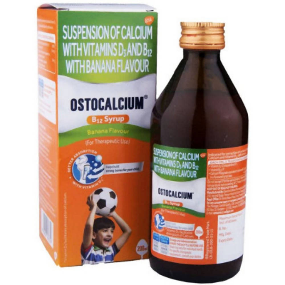 Ostocalcium B12 Banana Syrup - BUDEN