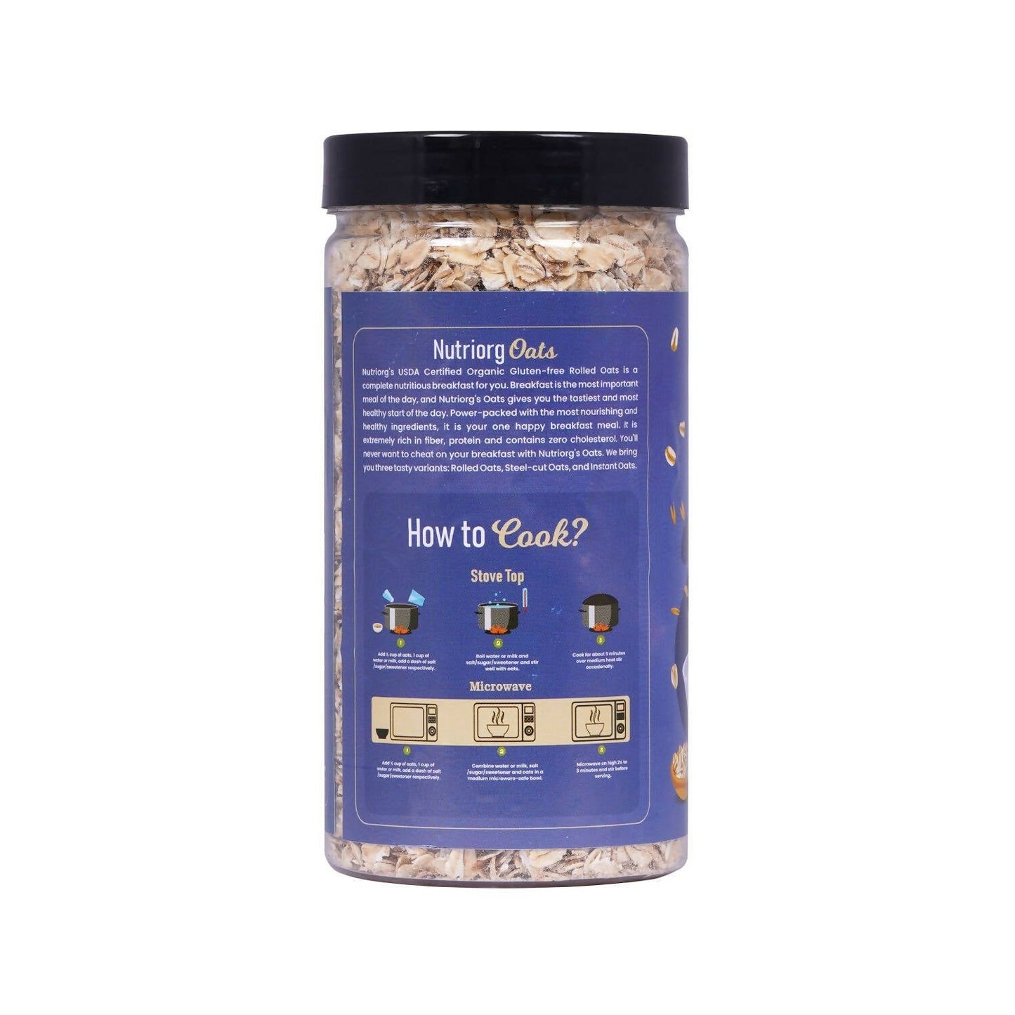 Nutriorg Certified Organic Rolled Oats