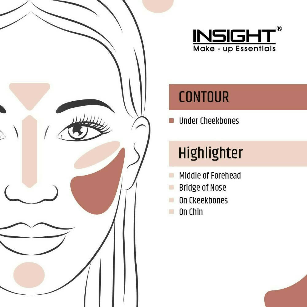 Insight Cosmetics Duo Stick Contour + Highlighter - 03 Chocolate