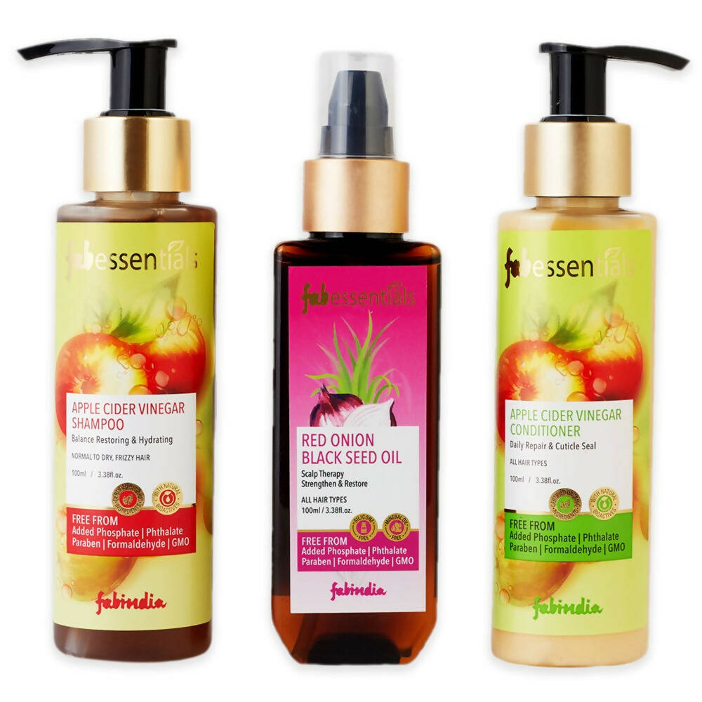 Fabessentials Hair & Now Gift Set - Apple Cider Vinegar -  USA 