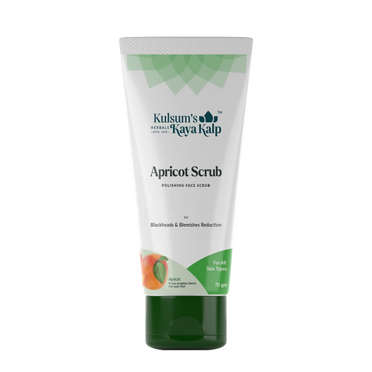 Kulsum's Kaya Kalp Apricot Scrub For Blackheads & Blemishes Reduction