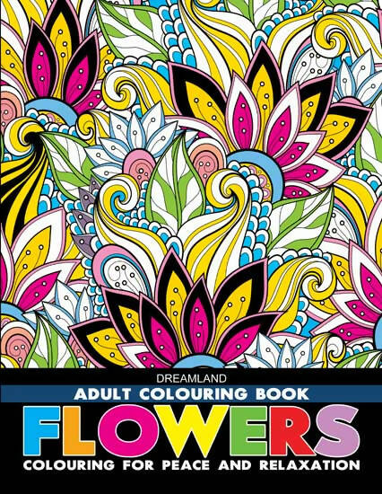 Dreamland Flowers- Colouring Book for Adults -  buy in usa 