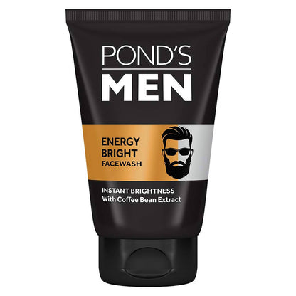 Ponds Men Pollution Out Face Wash For Deep Clean & Men Energy Bright Face Wash For Instant Brightness Combo