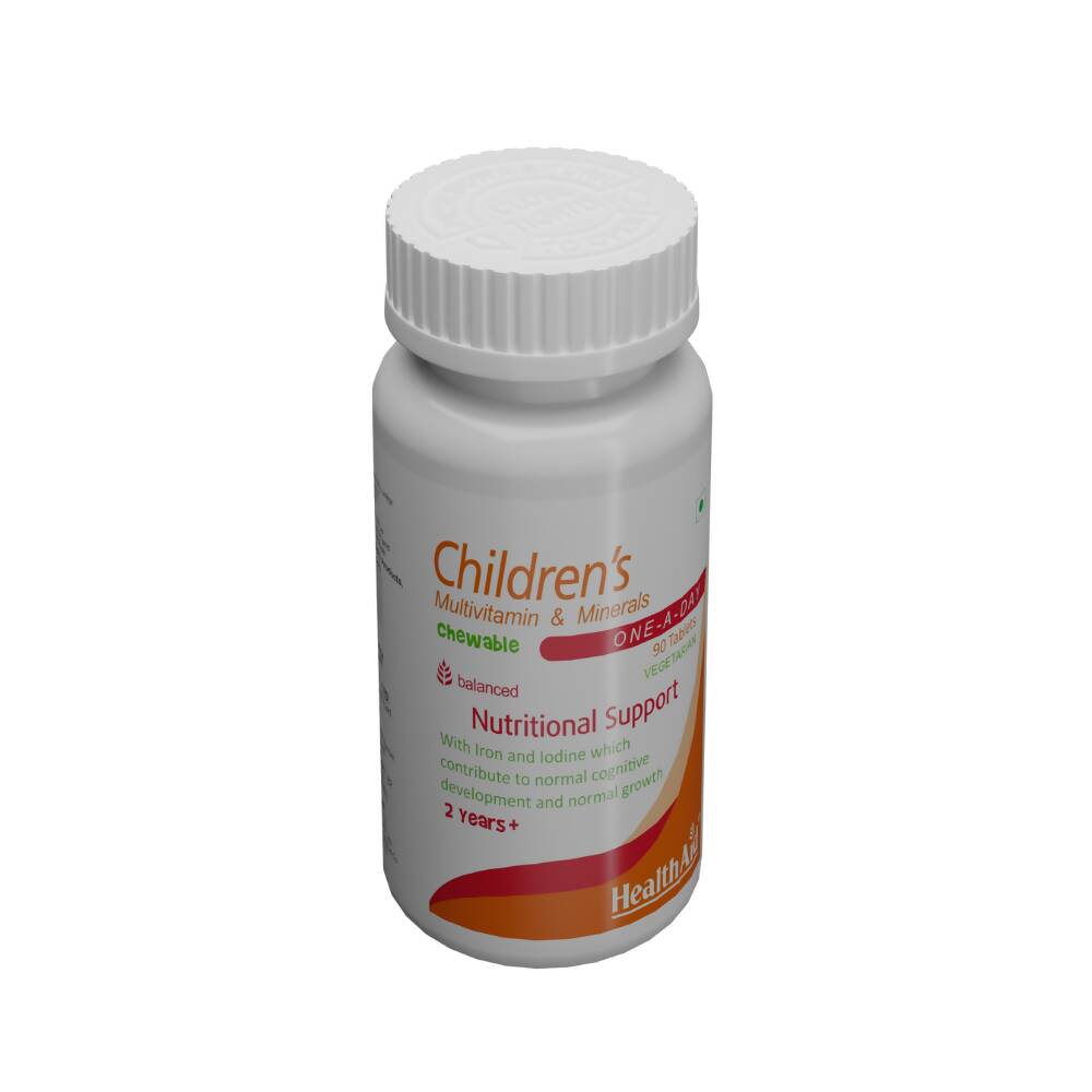 HealthAid Childrens MultiVitamin and Minerals Chewable Tablets