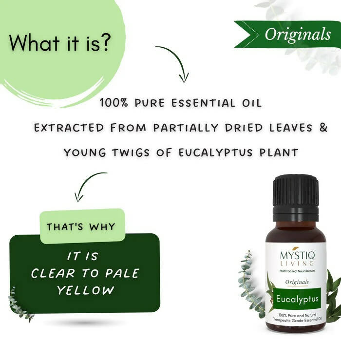 Mystiq Living Originals Eucalyptus Essential Oil