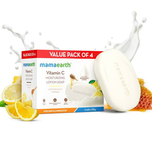 Mamaearth Vitamin C Moisturizing Lotion Soap