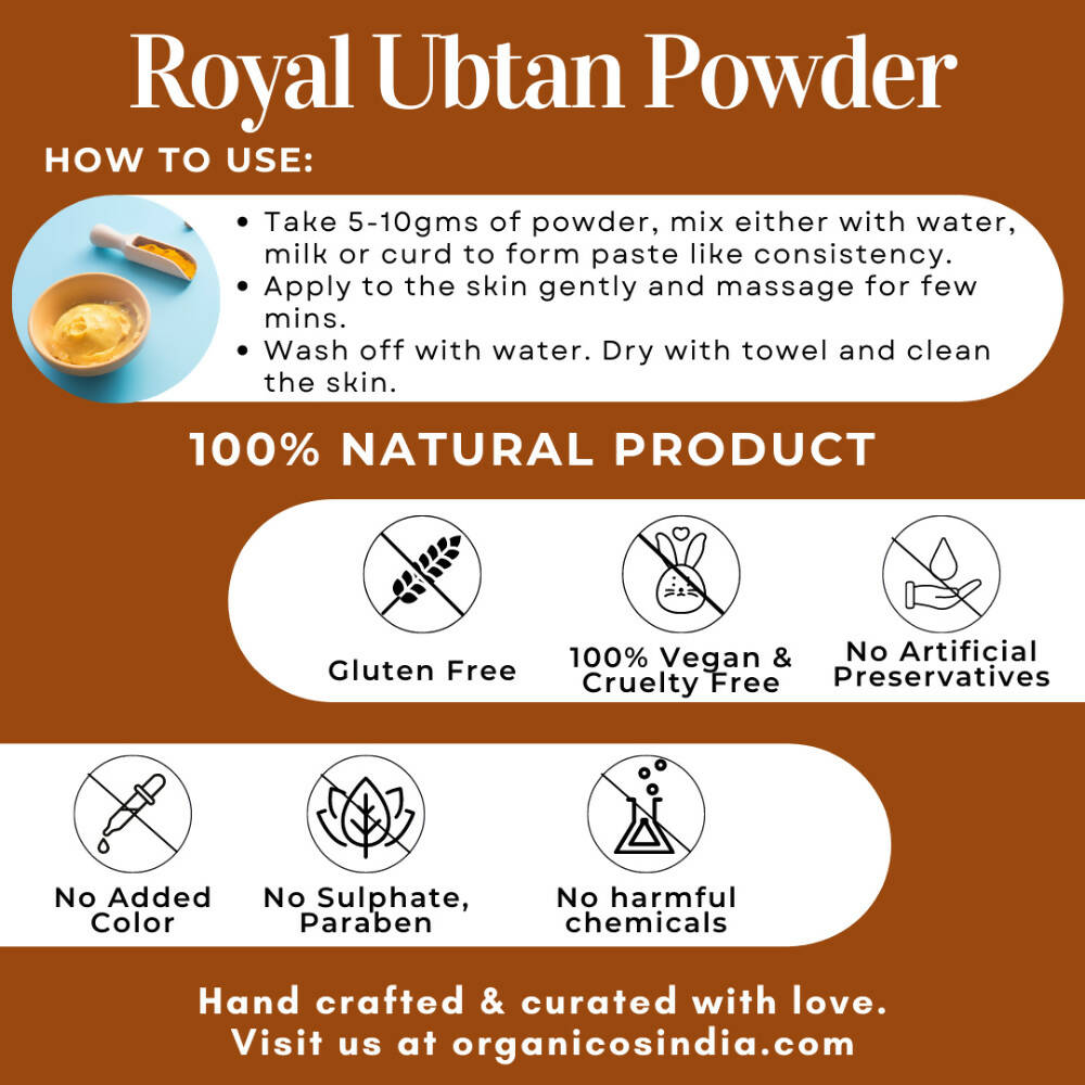 Organicos Royal Ubtan Powder