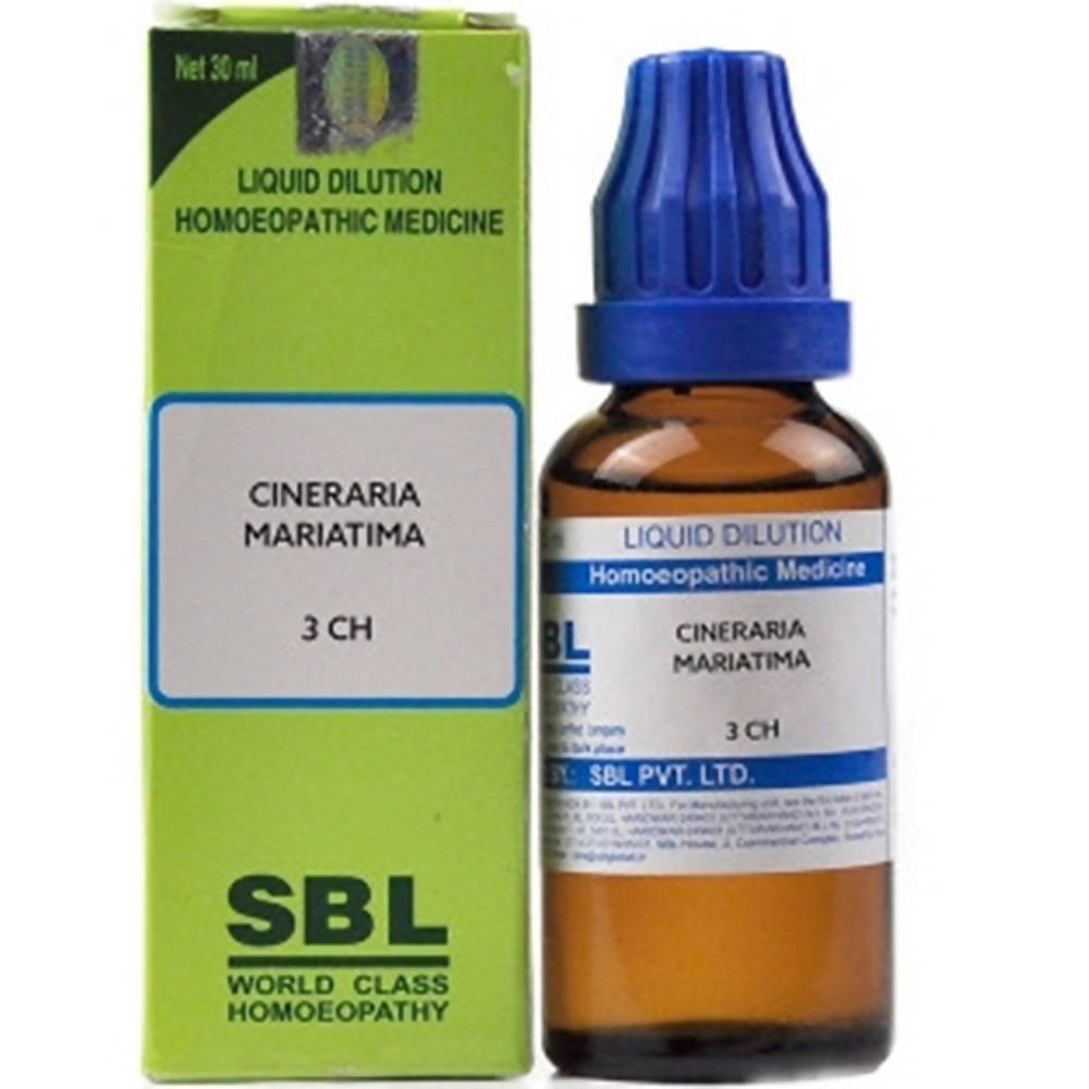 SBL Homeopathy Cineraria Mariatima Dilution 3 CH