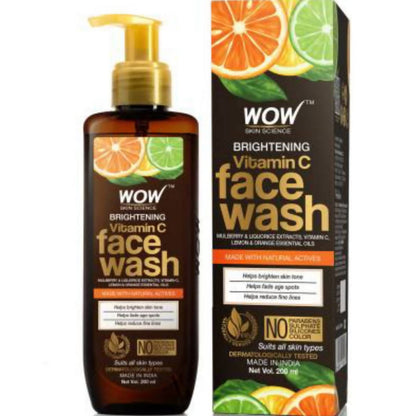 Wow Skin Science Brightening Vitamin C Face Wash - BUDNE