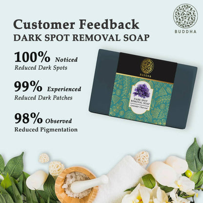 Buddha Natural Dark Spot Removal Soap - Reduce Skin Pigmentation, Perfect for Oily Skin