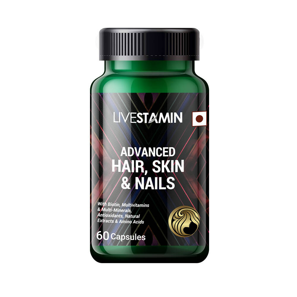 Livestamin Advanced Hair, Skin & Nails Capsules -  usa australia canada 