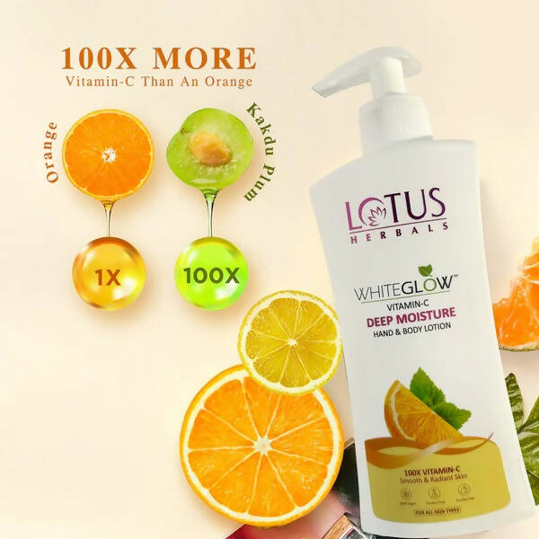 Lotus Herbals WhiteGlow Vitamin C Deep Moisture Hand & Body Lotion