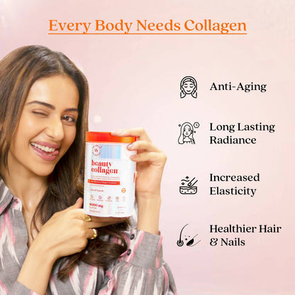 Wellbeing Nutrition Beauty Korean Marine Collagen Peptides-Mango Peach Flavor