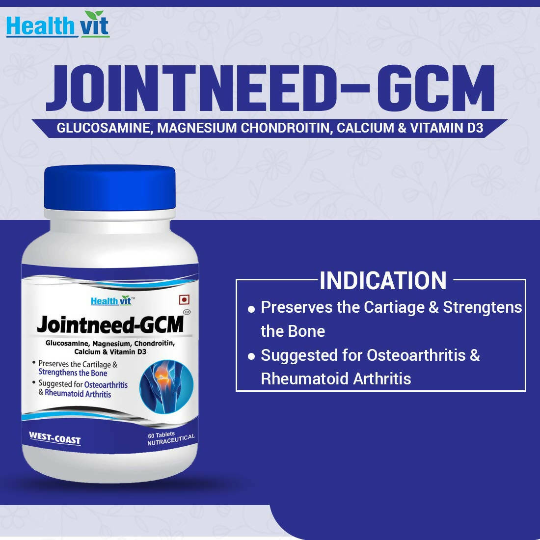 Healthvit Jointneed-GCM Tablets