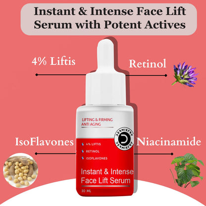 Dermistry Anti Aging Intense Day Cream Sun Block & Instant Intense Face Lift Serum