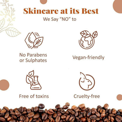 NutriGlow NATURAL'S Coffee Face Cleanser with Yogurt & Honey for Blackhead Removal Face Wash