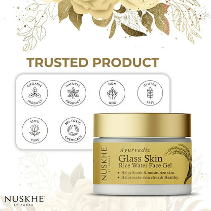 Nuskhe By Paras Ayurvedic Glass Skin Rice Water Face Gel