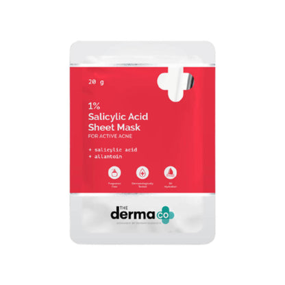 The Derma Co 1% Salicylic Acid Sheet Mask