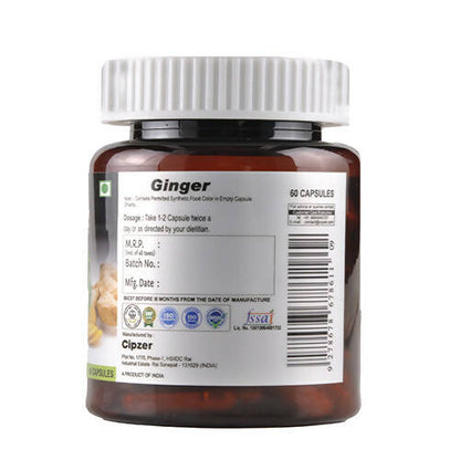 Cipzer Ginger Capsules