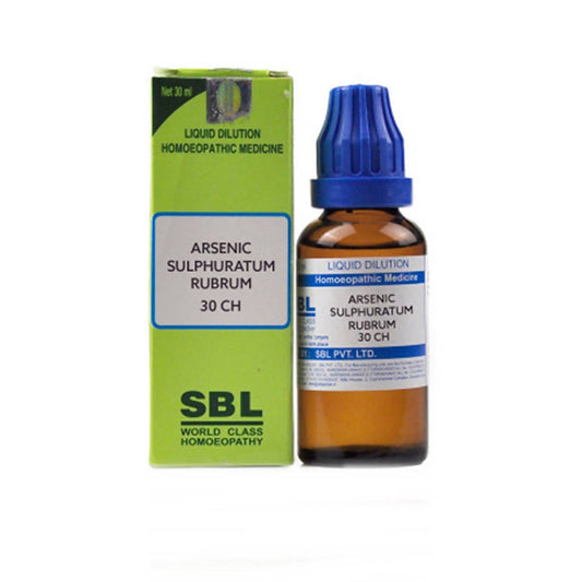 SBL Homeopathy Arsenic Sulphuratum Rubrum Dilution