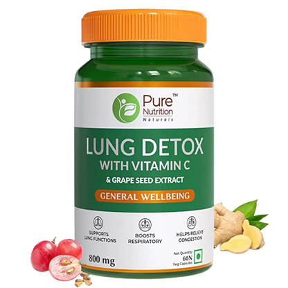 Pure Nutrition Lung Detox Veg Capsules - BUDEN