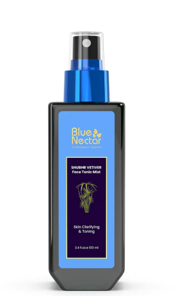 Blue Nectar Shubhr Steam Distilled Vetiver Toner Water & Face Tonic Mist - 100ML