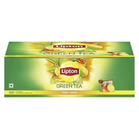 Lipton Honey Lemon Green Tea Bags - 100 Tea Bags - 300GM