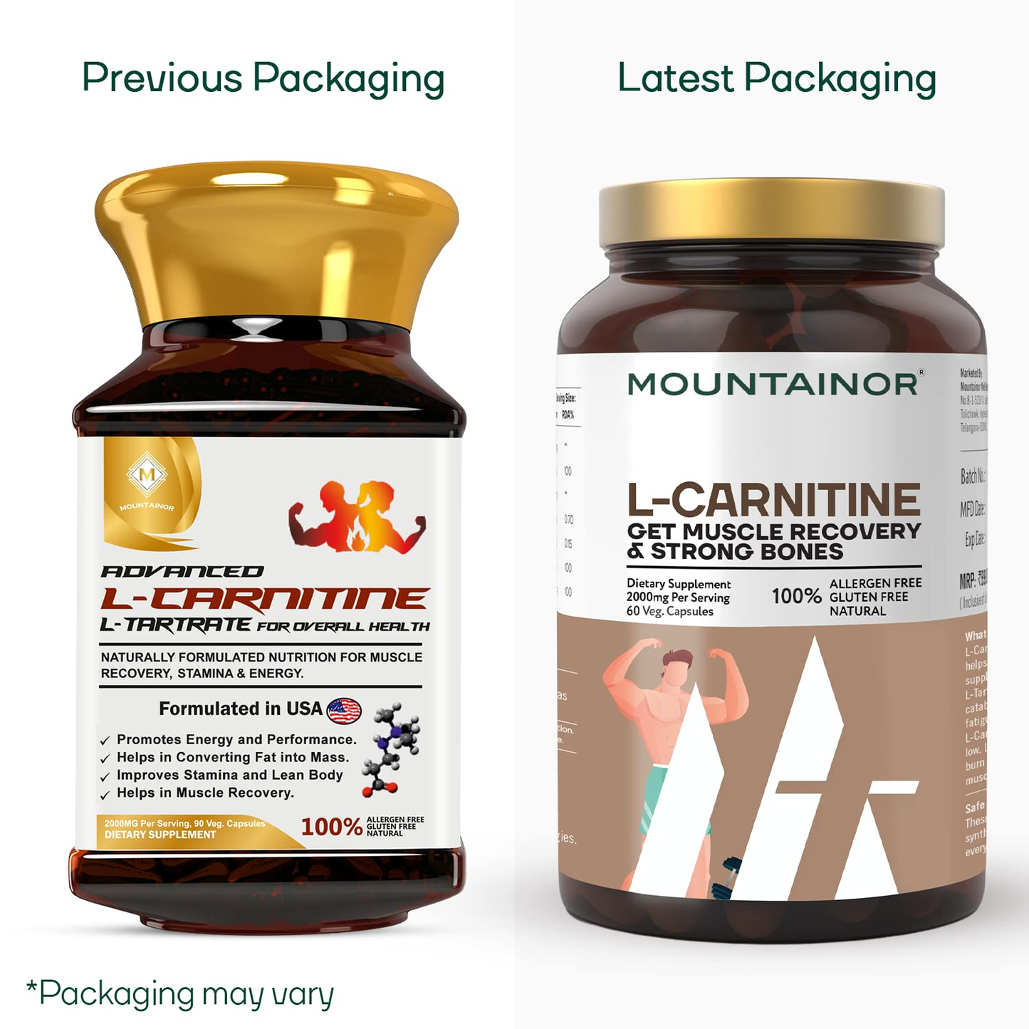 Mountainor Advanced L-Carnitine L-Tartrate capsules