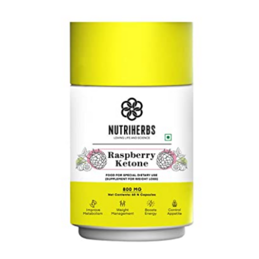 Nutriherbs Raspberry Ketone Veggie Capsules