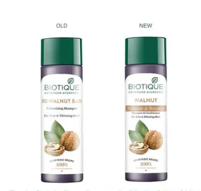 Biotique Advanced Ayurveda Bio Walnut Bark Volumizing Shampoo For Fine & Thinning Hair