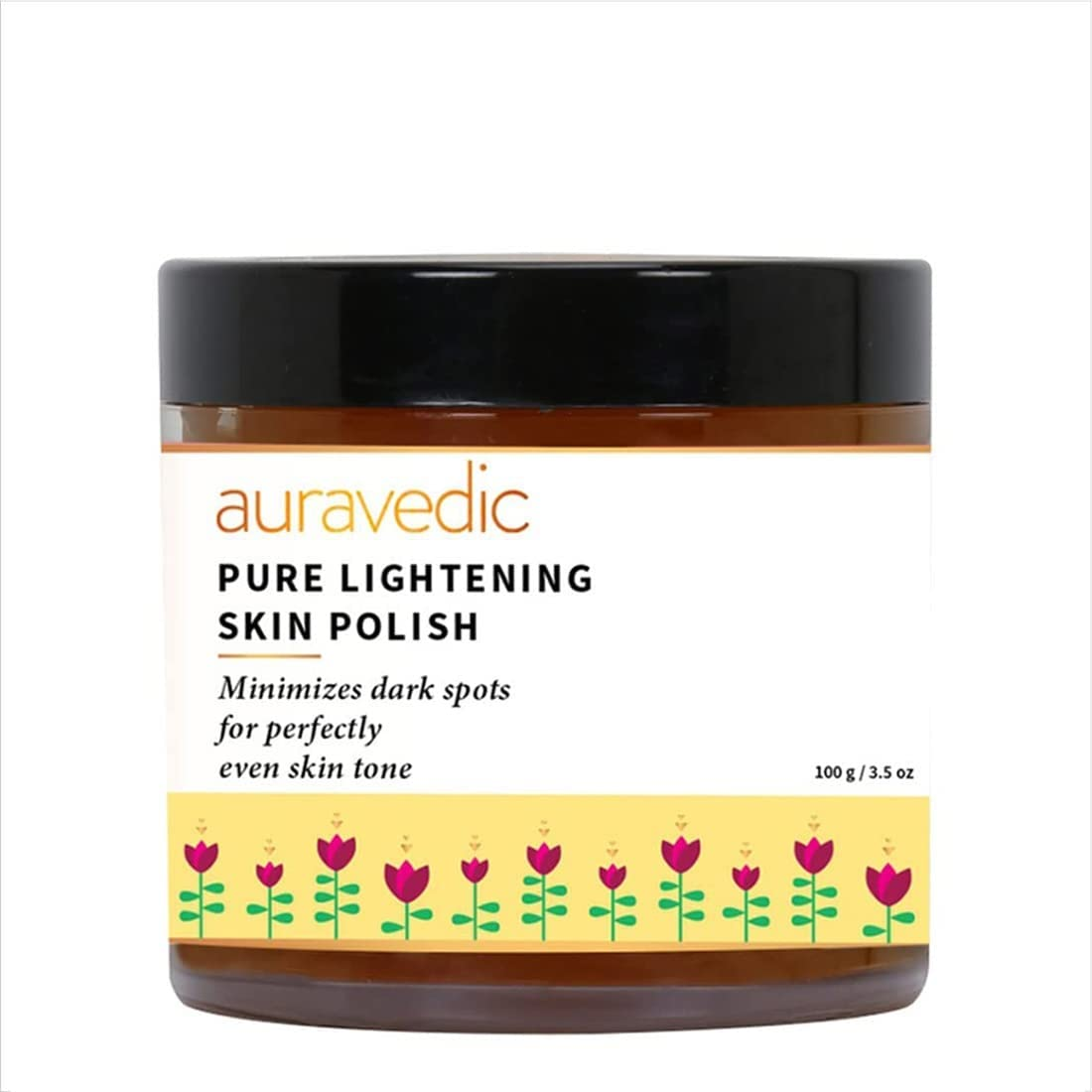 Auravedic Pure Lightening Skin Polish Anti-Tan Scrub - BUDNE