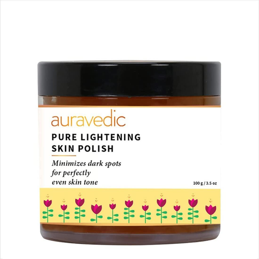 Auravedic Pure Lightening Skin Polish Anti-Tan Scrub - BUDNE