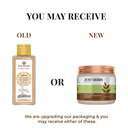 Just Herbs Aglow Neem & Chandan Skin Purifying Face Cleanser