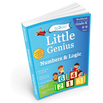 Numbers & Logic: KG Workbook (Little Genius Series) to Pre-Primary Child (4-6 yrs)(English)