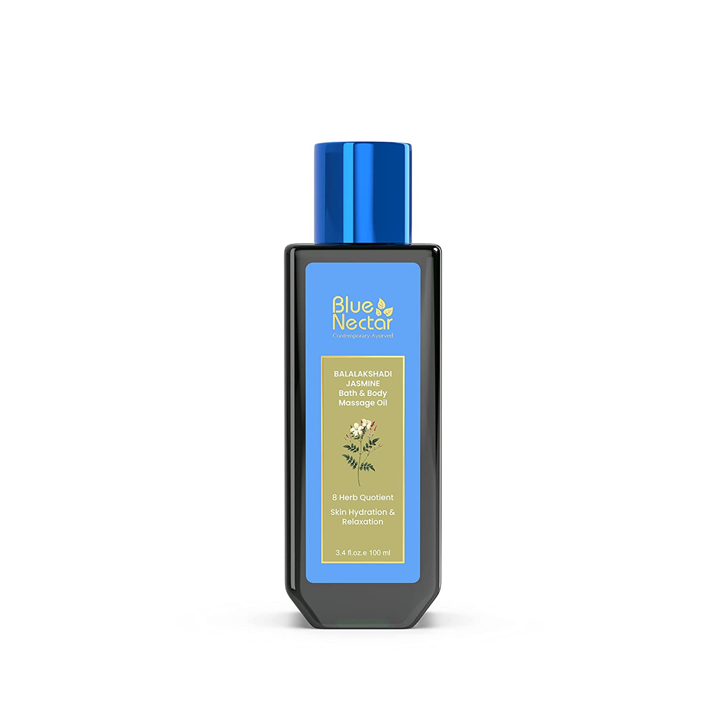 Blue Nectar Balalakshadi Jasmine Bath & Body Massage Oil - BUDNE