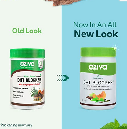 OZiva Plant Based DHT Blocker With Stinging Nettle Extract