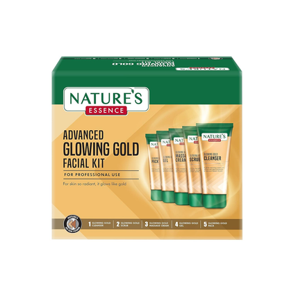 Nature's Essence Advanced Glowing Gold Facial Kit - BUDNE