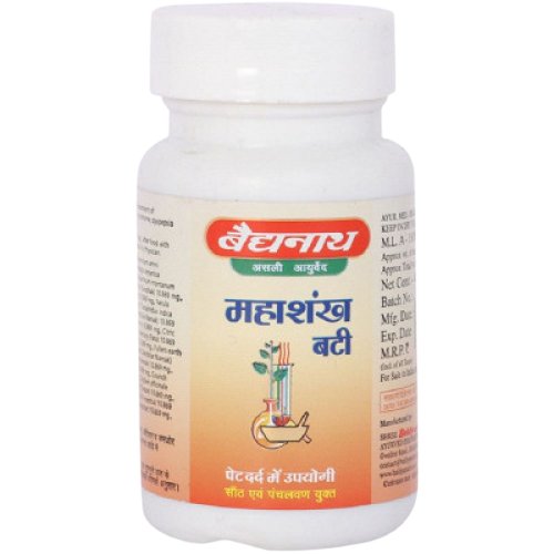 Baidyanath Mahashankh Bati 40 Tabs - BUDNE