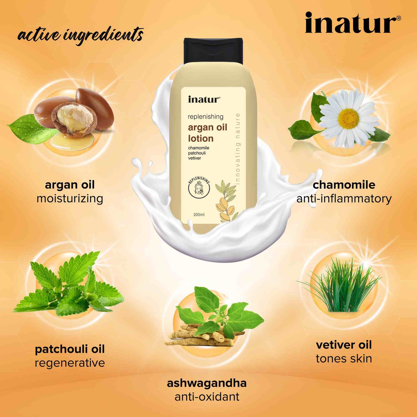 Inatur Organic Argan Oil Lotion