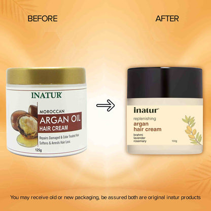 Inatur Moroccan Argan Oil Hair Cream