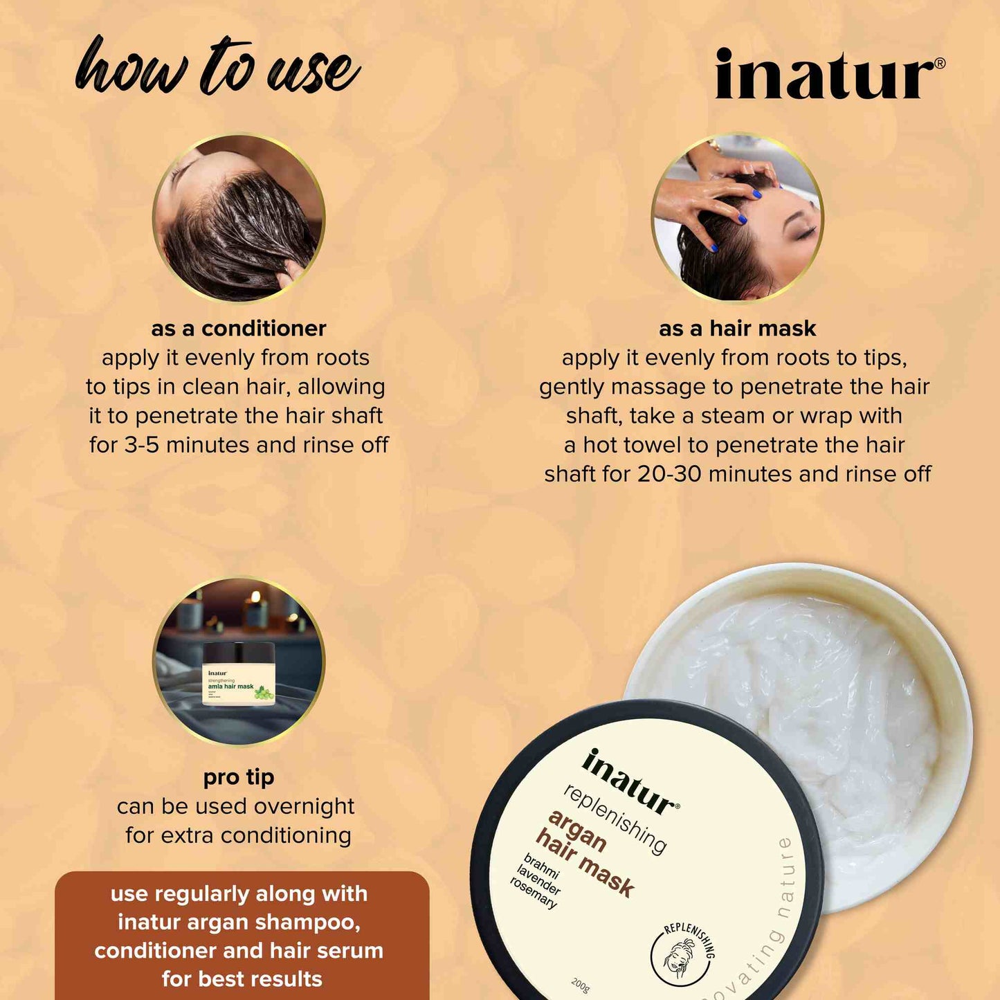 Inatur Argan Hair Treatment Mask