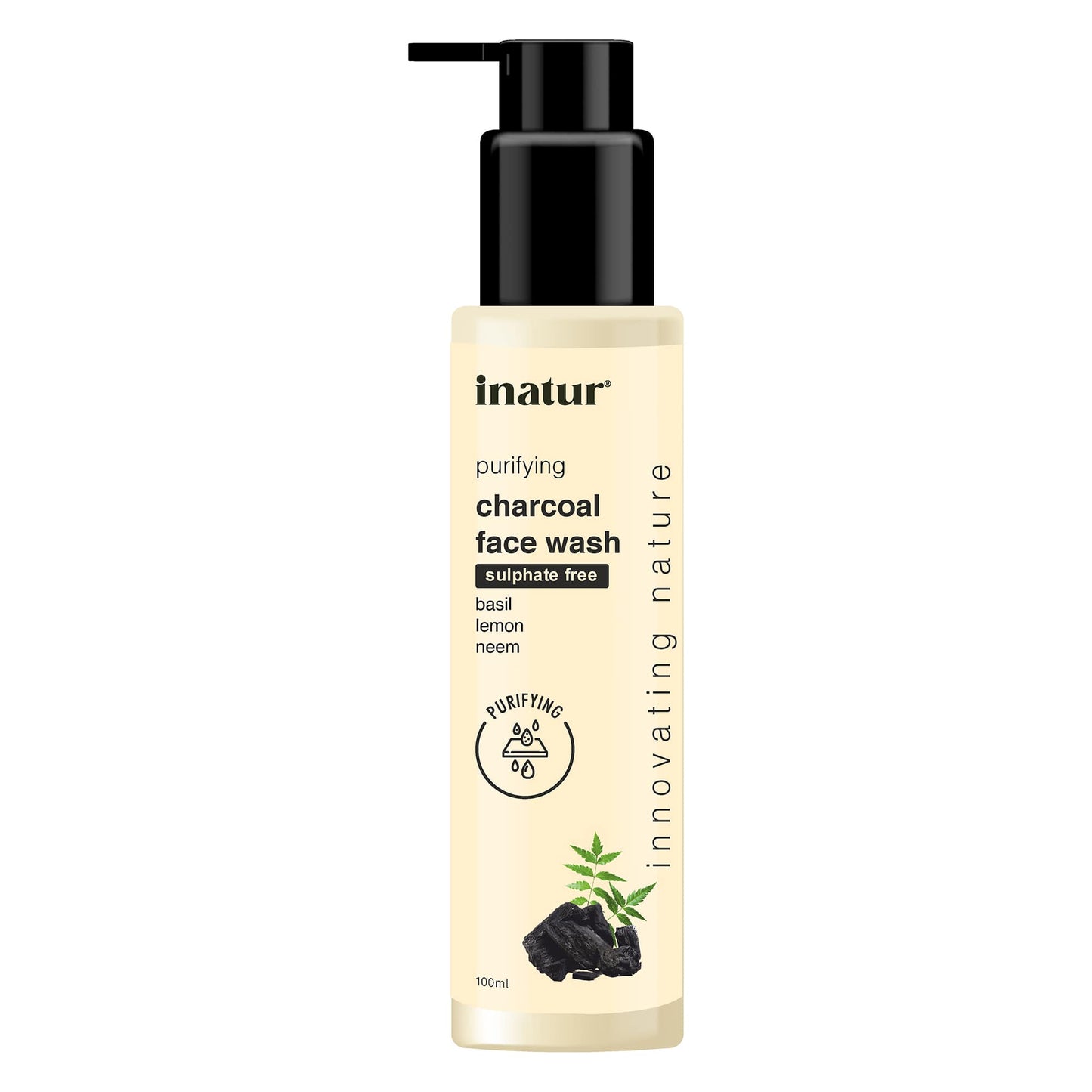 Inatur Charcoal Face Wash - usa canada australia