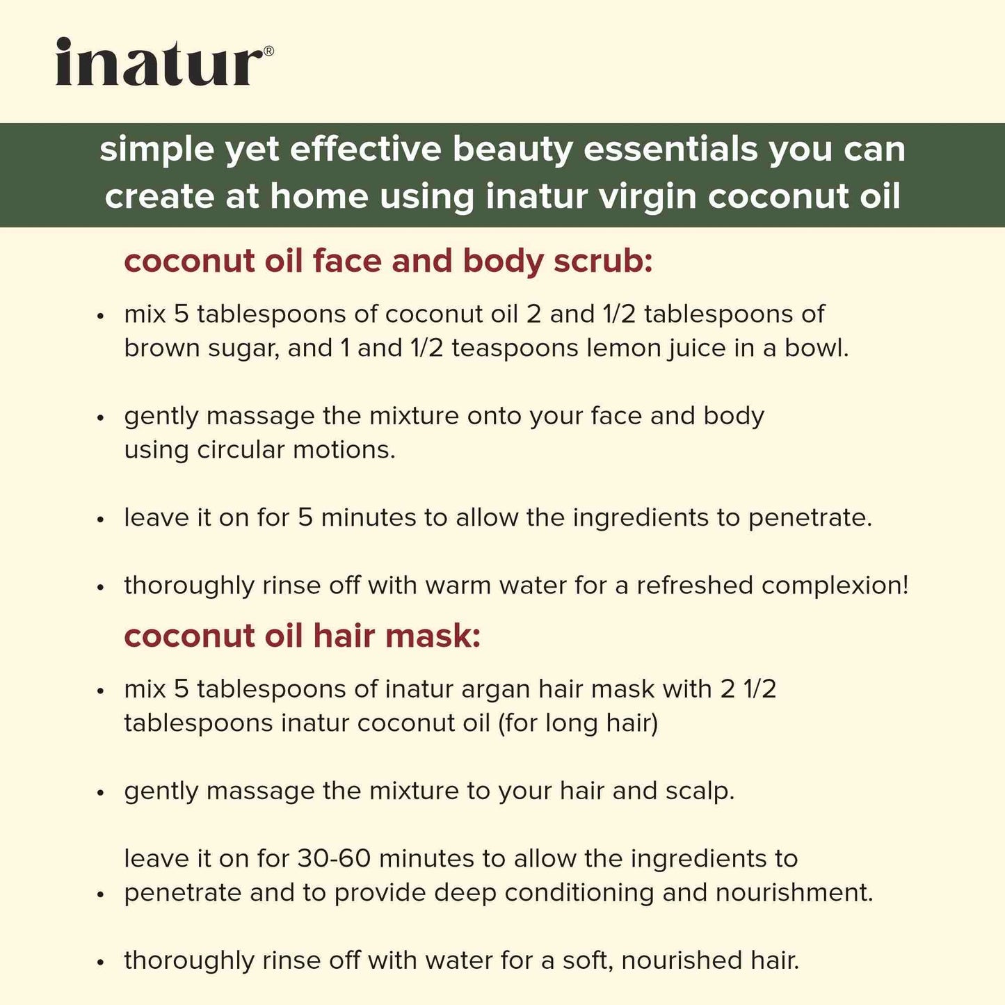 Inatur Coconut Oil