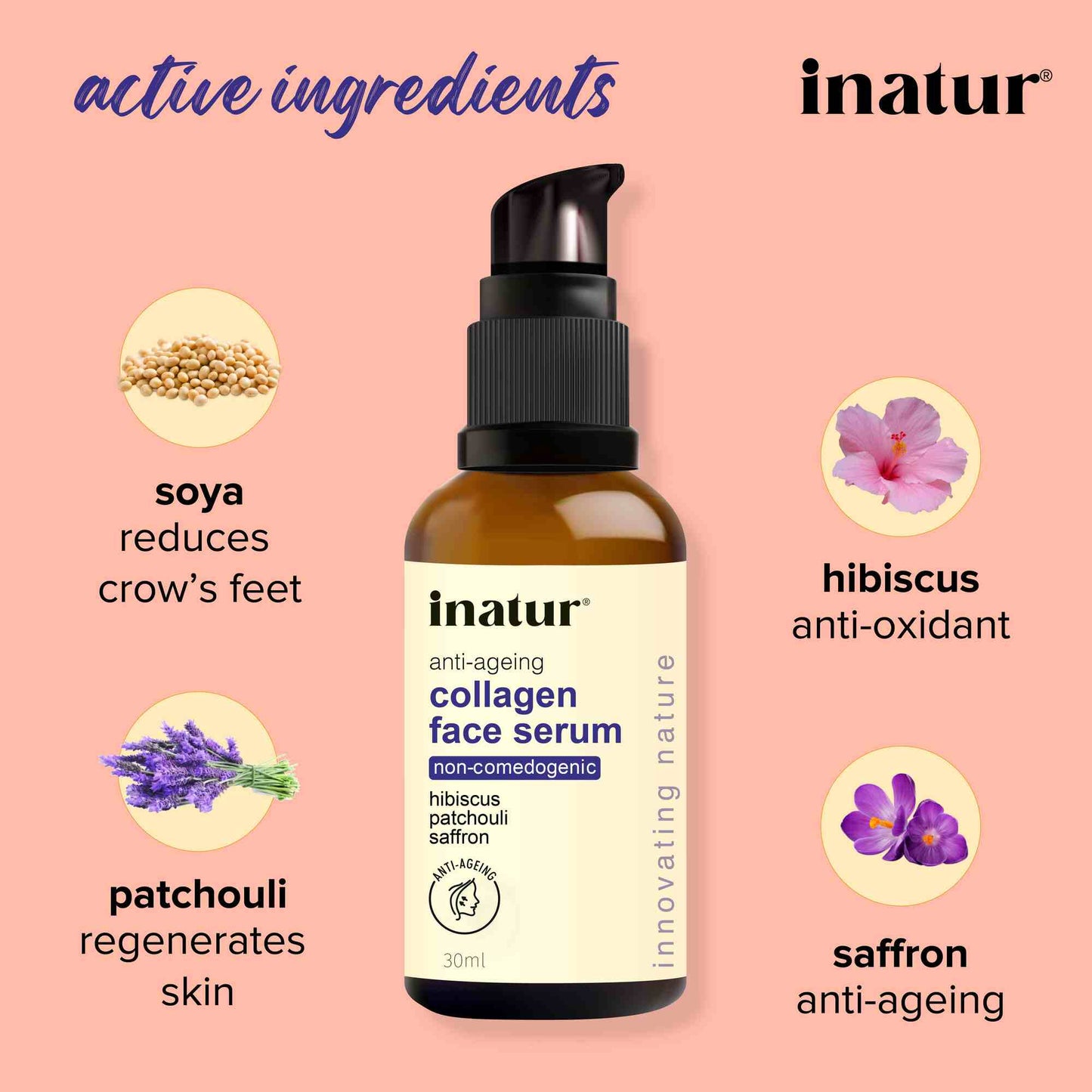 Inatur Collagen Face Serum